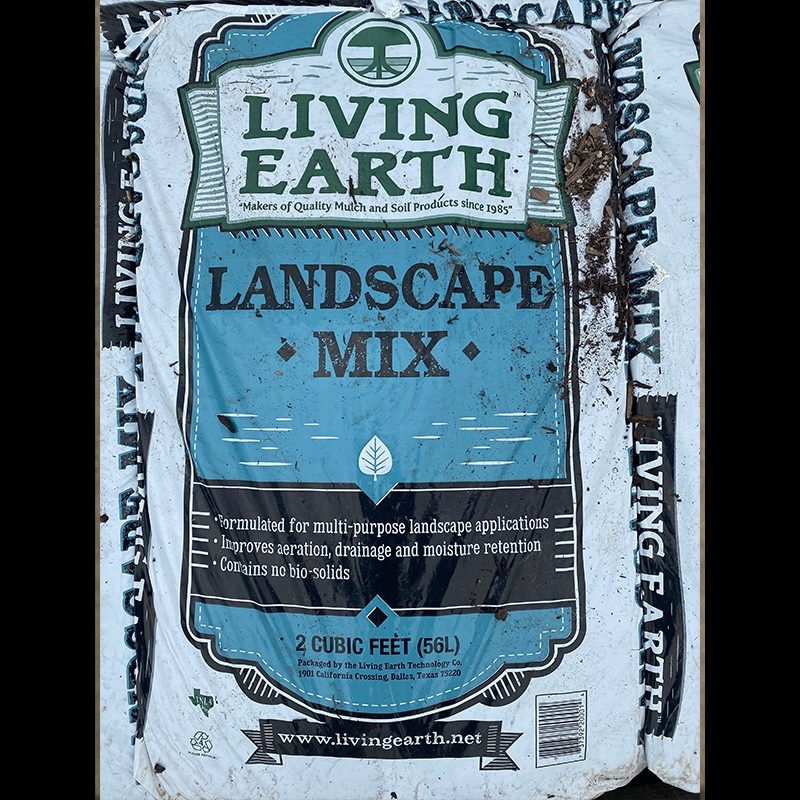 Living earth landscape mix bag 2 cubic feet